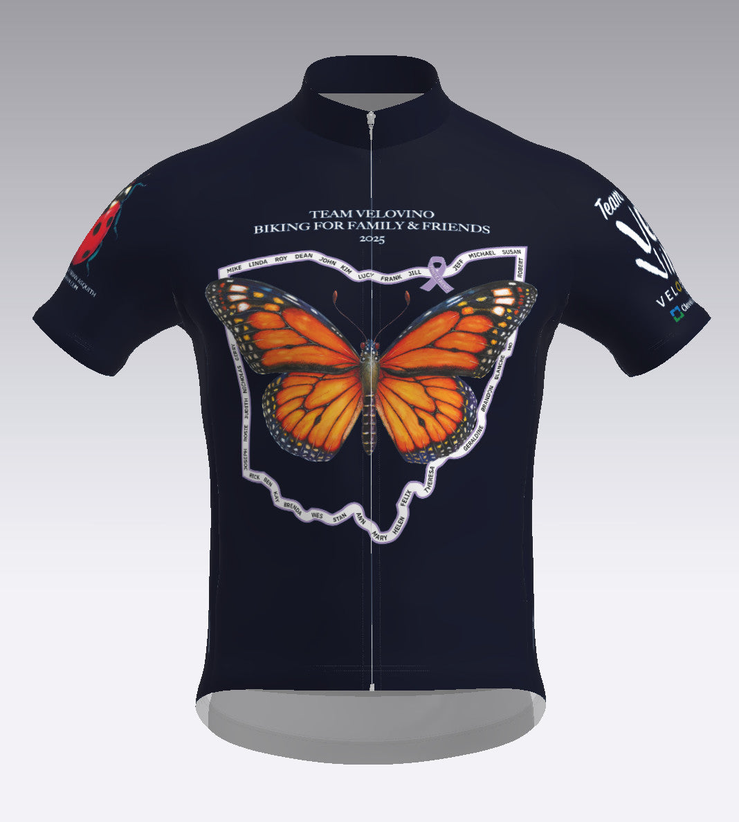 July '25: Cycling jersey design for Team Velo-Vino 2025