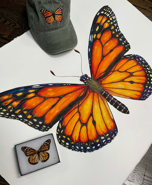 MONARCH BUTTERFLY - original watercolour