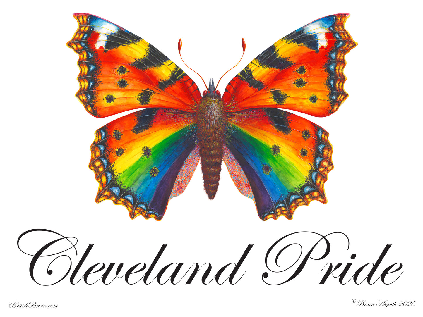 PRIDE BUTTERFLY - original watercolour