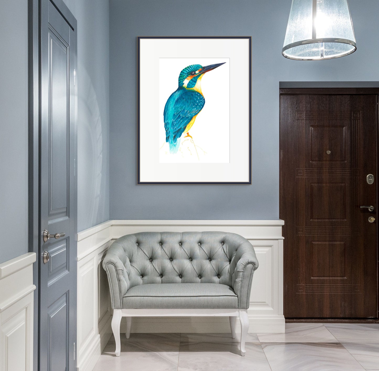 COMMON KINGFISHER - original watercolour
