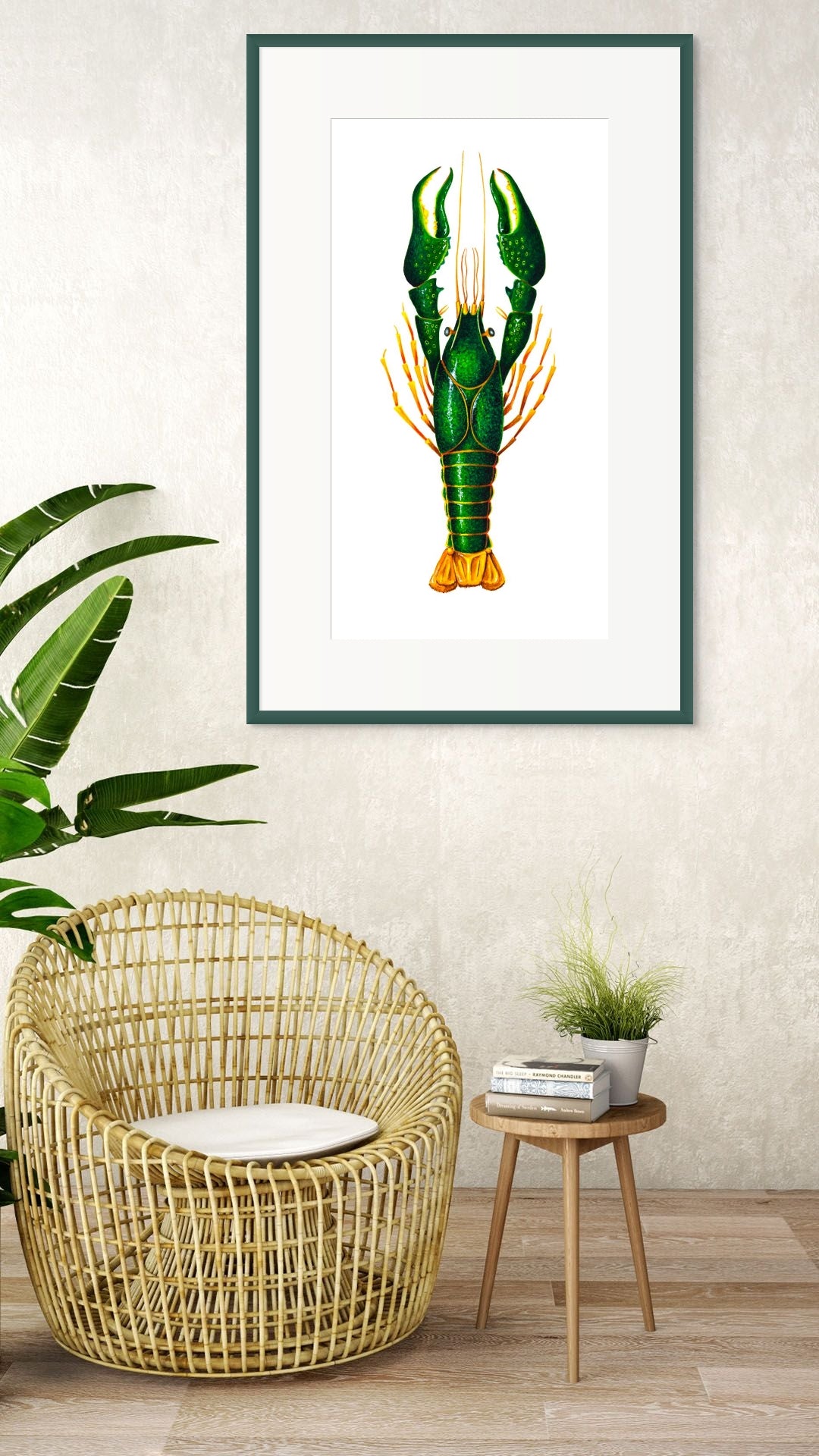 CRAYFISH - GREEN - giclee print