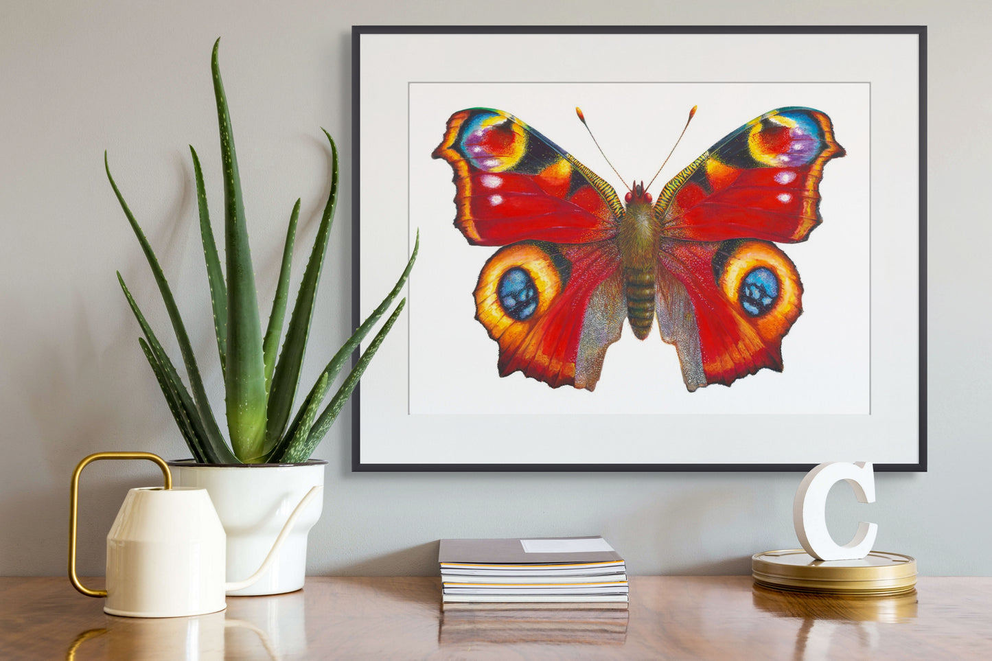 Peacock Butterfly - giclee print