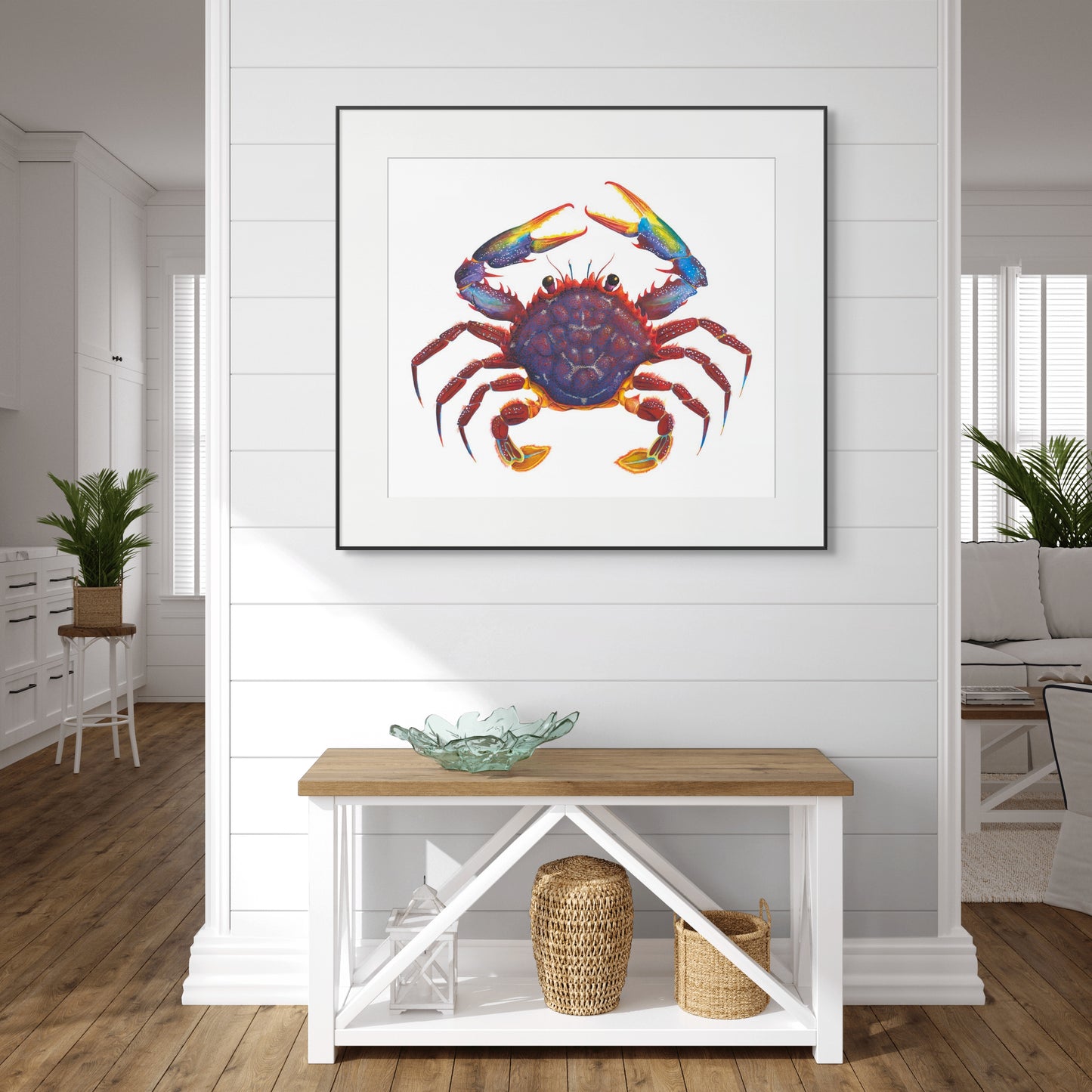RED CRAB - original watercolour