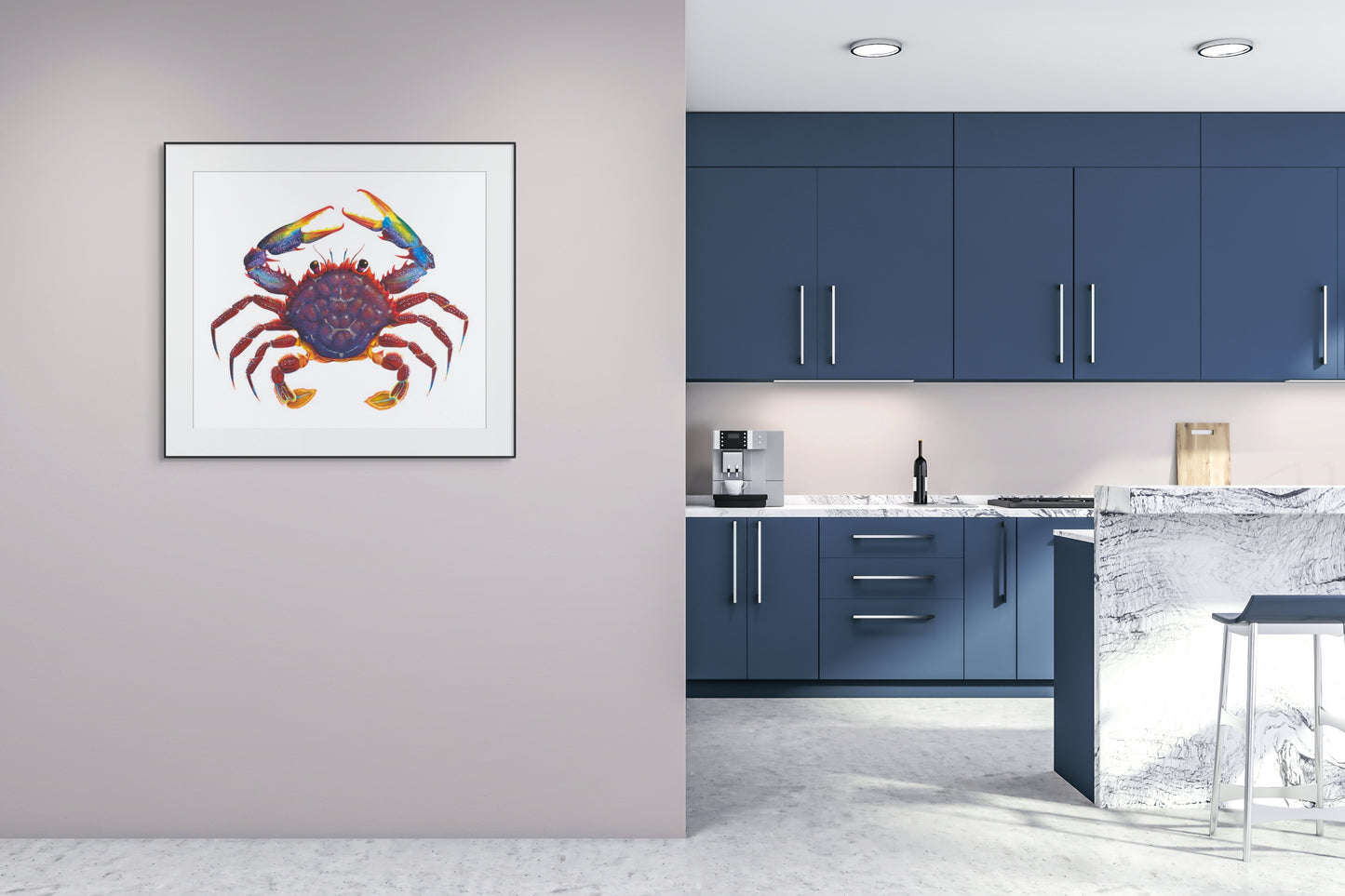 RED CRAB - original watercolour