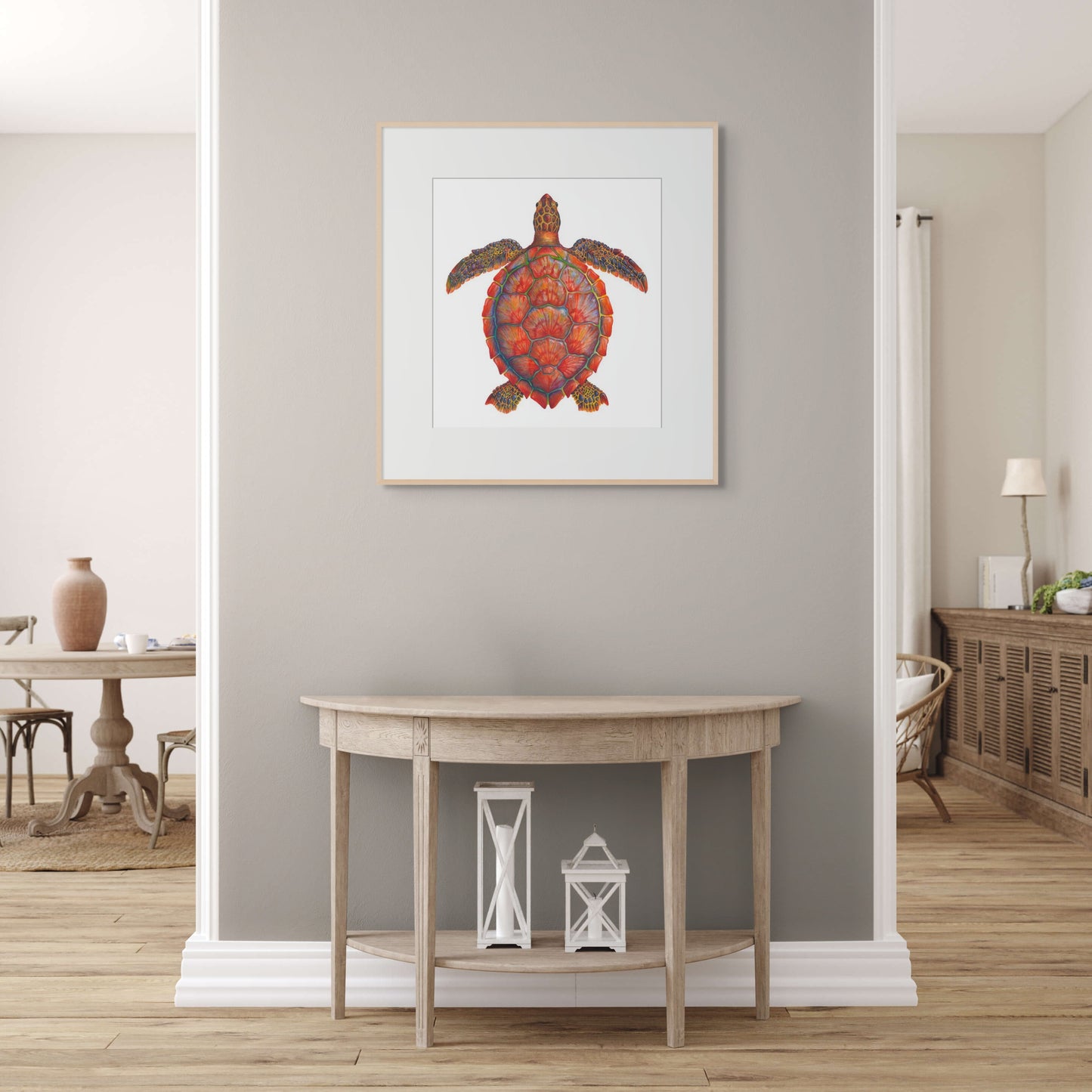 RED SEA TURTLE - original watercolour
