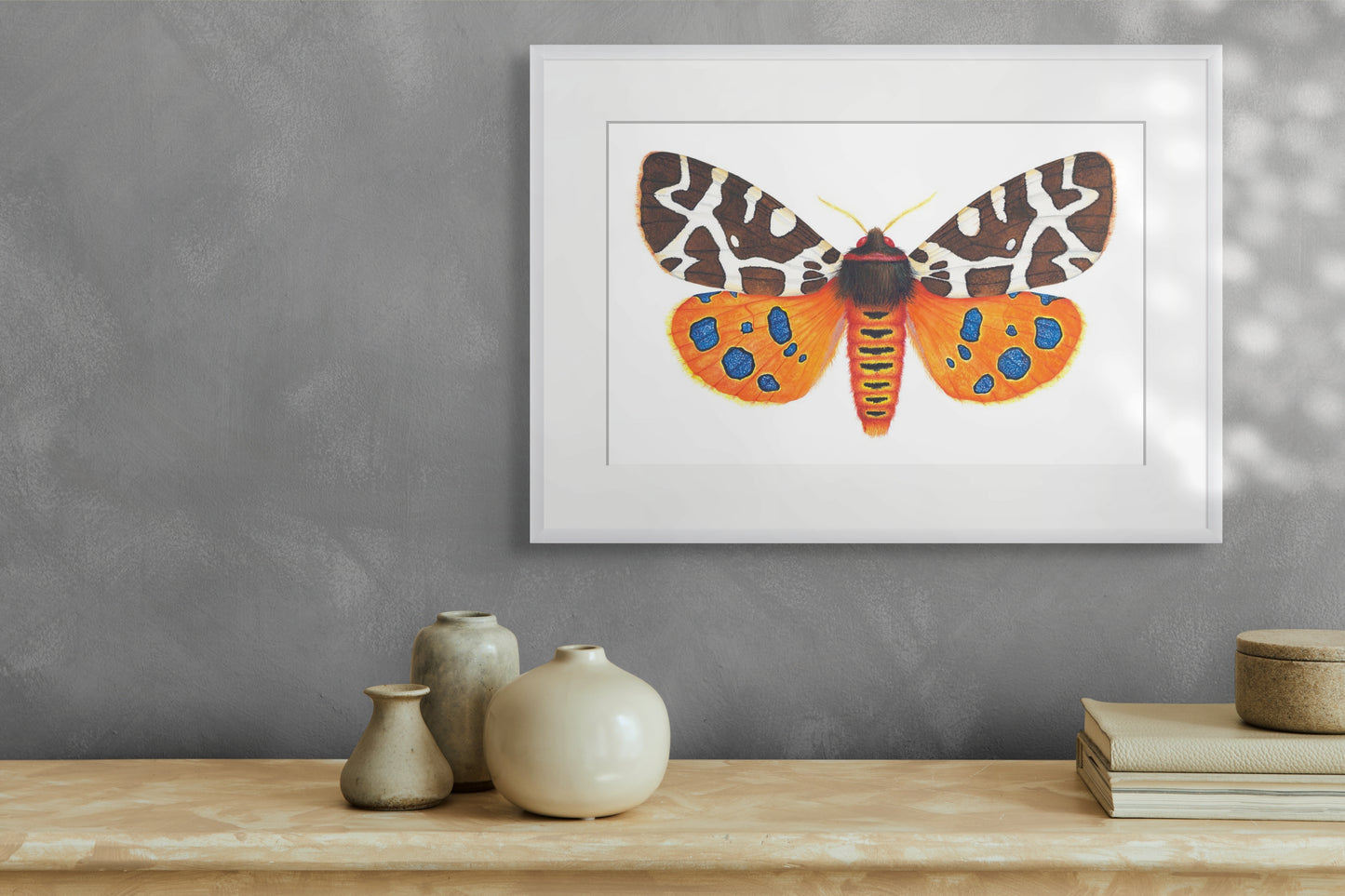 GARDEN TIGER MOTH - giclee print