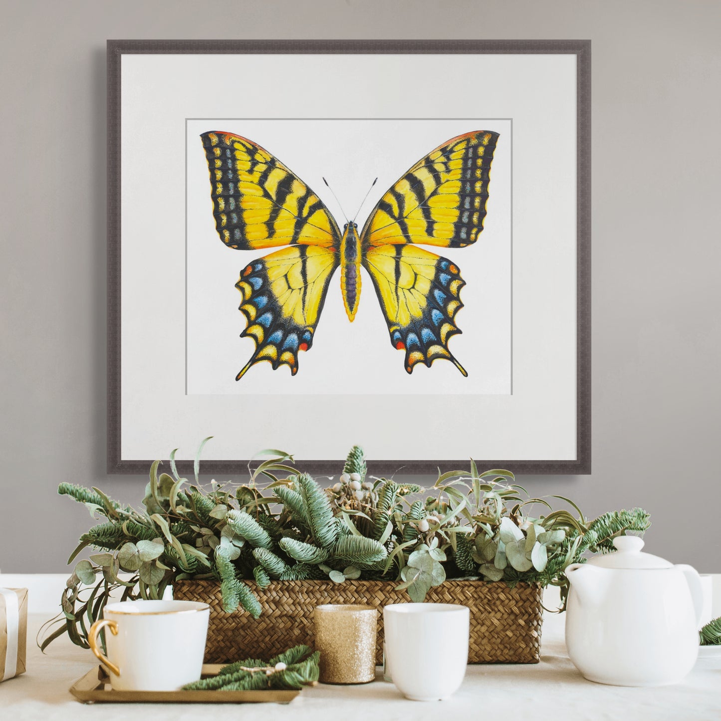 EASTERN TIGER SWALLOWTAIL - original watercolour