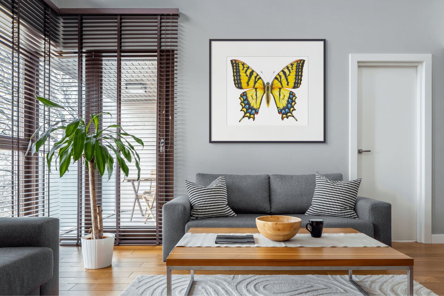 EASTERN TIGER SWALLOWTAIL - original watercolour