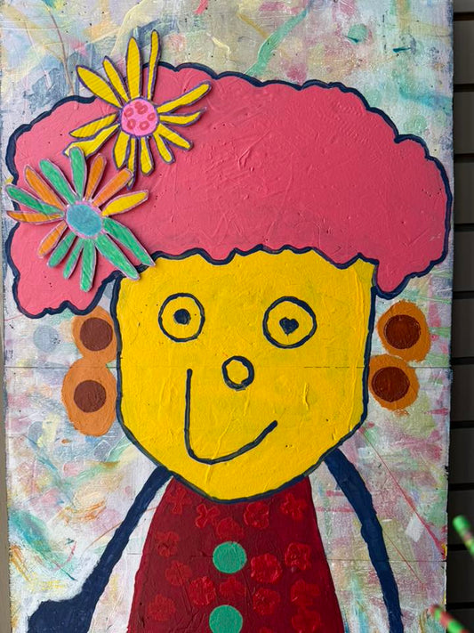 Creating art at Planet Joy Art Studio, Medina