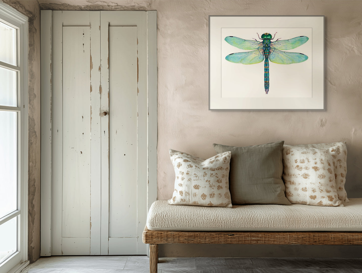 Green Dragonfly - giclee print
