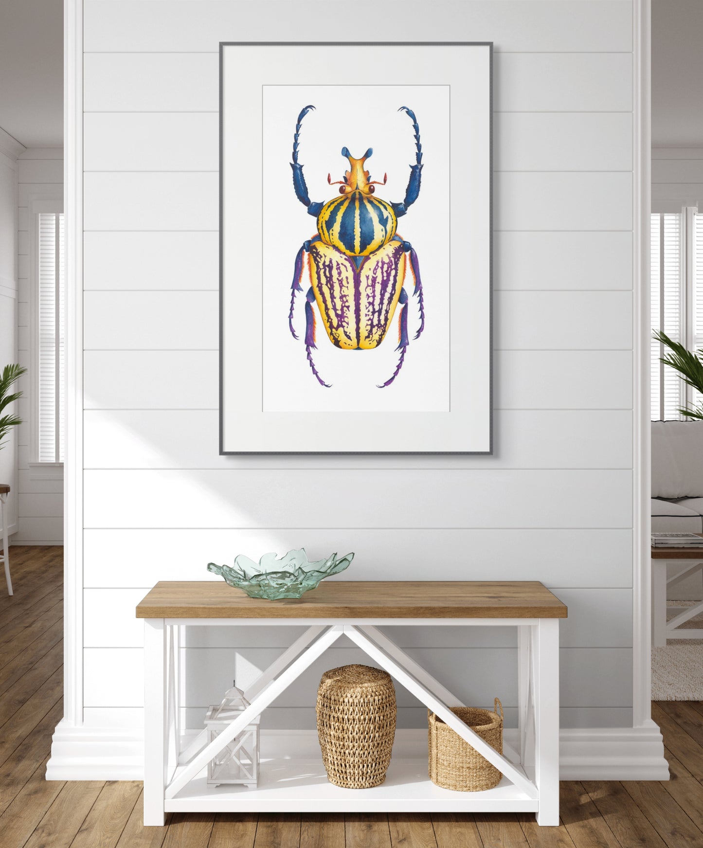 SCARAB BEETLE - original watercolour