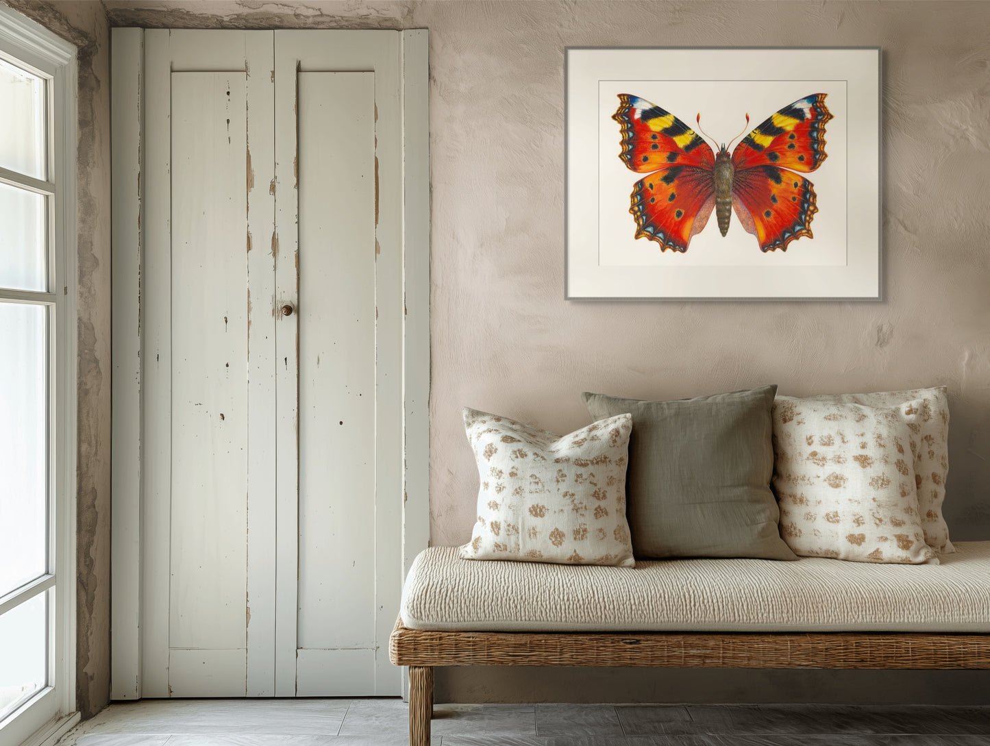Small Tortoiseshell Butterfly - original watercolour