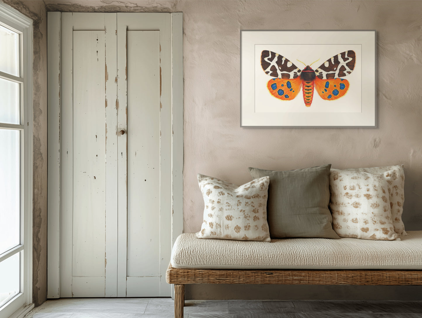 GARDEN TIGER MOTH - giclee print