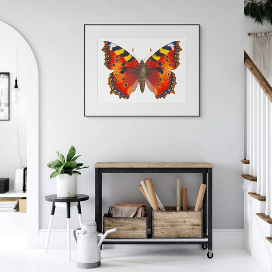 Small Tortoiseshell Butterfly - giclee print